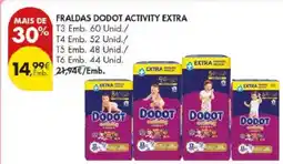Pingo Doce fraldas Dodot activity extra promoção