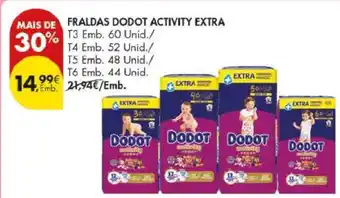 Pingo Doce fraldas Dodot activity extra promoção