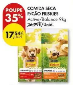 Pingo Doce COMIDA SECA P/CÃO FRISKIES promoção