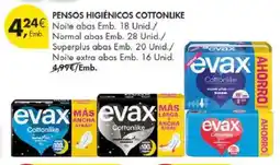 Pingo Doce PENSOS HIGIÉNICOS COTTONLIKE promoção