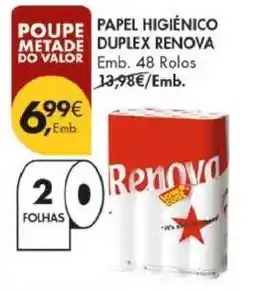 Pingo Doce Papel Higiénico Duplex Renova promoção