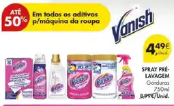 Pingo Doce Vanish Spray Pré-Lavagem promoção