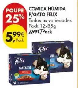Pingo Doce Comida Húmida P/Gato Felix promoção