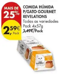 Pingo Doce COMIDA HÚMIDA P/GATO GOURMET REVELATIONS promoção