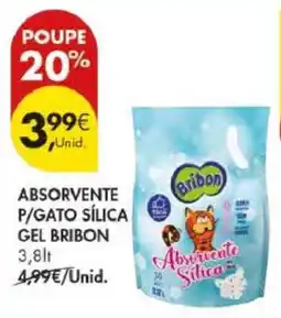 Pingo Doce Absorvente P/Gato Sílica Gel Bribon promoção