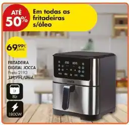 Pingo Doce FRITADEIRA DIGITAL JOCCA promoção