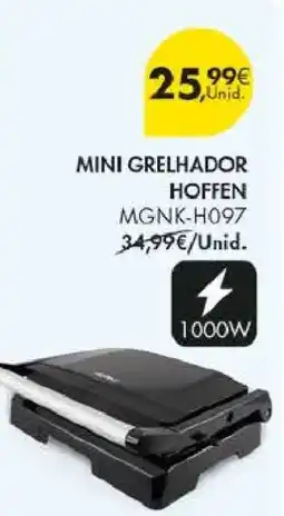 Pingo Doce MINI GRELHADOR HOFFEN MGNK-H097 promoção