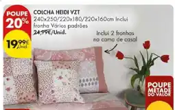 Pingo Doce COLCHA HEIDI VZT promoção