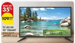 Pingo Doce TV LED HD 32'' ESMART promoção