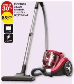 Pingo Doce Aspirador S/Saco Rowenta RO4813EA promoção