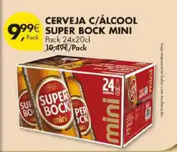 Pingo Doce CERVEJA C/ALCOOL SUPER BOCK MINI promoção
