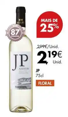 Pingo Doce JP Azeitão Moscatel Fernão Pires promoção