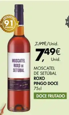 Pingo Doce Moscatel de Setúbal Roxo Pingo Doce 75cl promoção