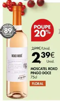 Pingo Doce Moscatel Roxo Pingo Doce promoção