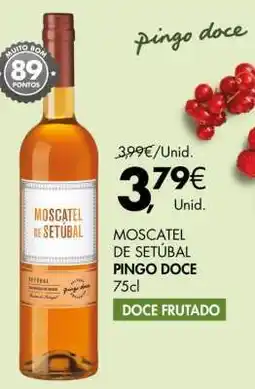 Pingo Doce Moscatel de Setúbal Pingo Doce 75cl promoção
