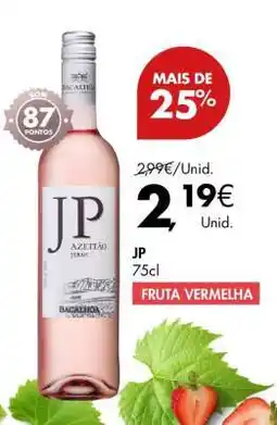 Pingo Doce JP Azeitão Syrah promoção