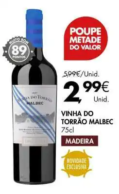 Pingo Doce VINHA DO TORRÃO MALBEC 75cl promoção