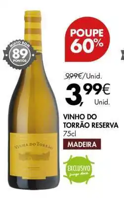 Pingo Doce VINHO DO TORRÃO RESERVA 75cl promoção