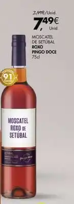 Pingo Doce MOSCATEL ROXO DE SETÚBAL promoção