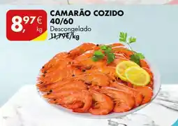 Pingo Doce Camarão Cozido 40/60 promoção