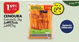 Pingo Doce Cenoura Embalada 2kg promoção