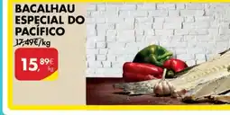 Pingo Doce Bacalhau Especial do Pacífico promoção