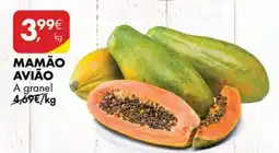 Pingo Doce Mamão Avião promoção
