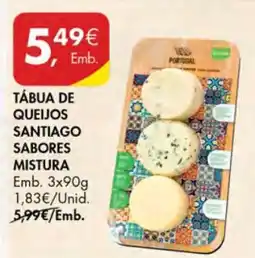 Pingo Doce Tábua de Queijos Santiago Sabores Mistura promoção