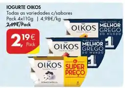 Pingo Doce Iogurte Oikos promoção