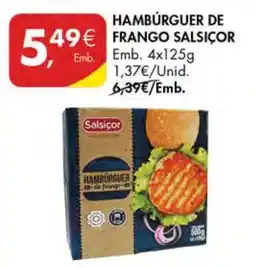 Pingo Doce Hambúrguer de Frango Salsicor promoção