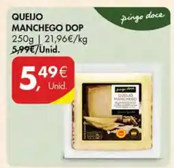 Pingo Doce Queijo Manchego DOP promoção