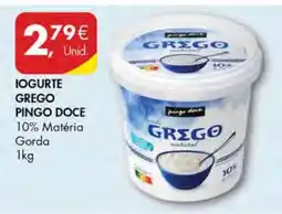 Pingo Doce IOGURTE GREGO PINGO DOCE promoção