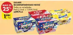 Pingo Doce IOGURTE BICOMPARTIMENTADO NESTLÉ promoção