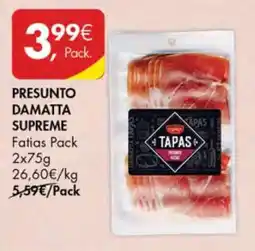Pingo Doce PRESUNTO DAMATTA SUPREME promoção