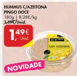 Pingo Doce Hummus c/Azeitona Pingo Doce promoção