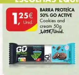 Pingo Doce BARRA PROTEÍCA 50% GO ACTIVE promoção