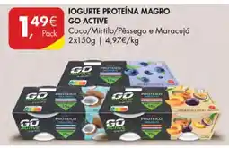 Pingo Doce Iogurte Proteína Magro Go Active promoção