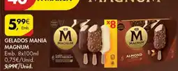 Pingo Doce Gelados Mania Magnum promoção