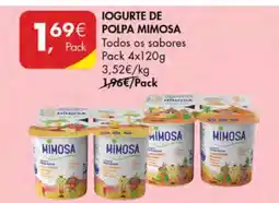 Pingo Doce IOGURTE DE POLPA MIMOSA promoção