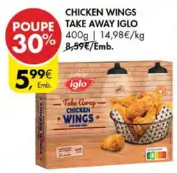 Pingo Doce CHICKEN WINGS TAKE AWAY IGLO promoção