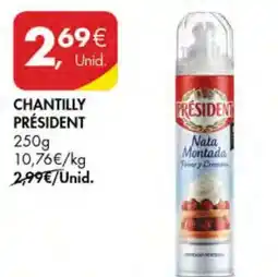 Pingo Doce CHANTILLY PRESIDENT promoção