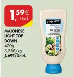 Pingo Doce Maionese Light Top Down promoção