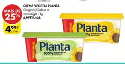 Pingo Doce Creme Vegetal Planta promoção