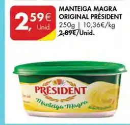 Pingo Doce Manteiga Magra Original Président promoção