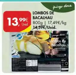 Pingo Doce Lombos de Bacalhau promoção