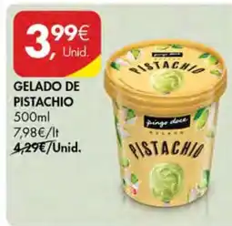 Pingo Doce Gelado de Pistachio promoção