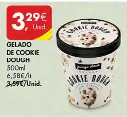 Pingo Doce Gelado de Cookie Dough promoção