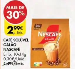 Pingo Doce Café Solúvel Galão Nascafé promoção