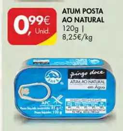 Pingo Doce Atum Posta ao Natural promoção