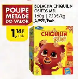 Pingo Doce BOLACHA CHIQUILIN OSITOS MEL promoção